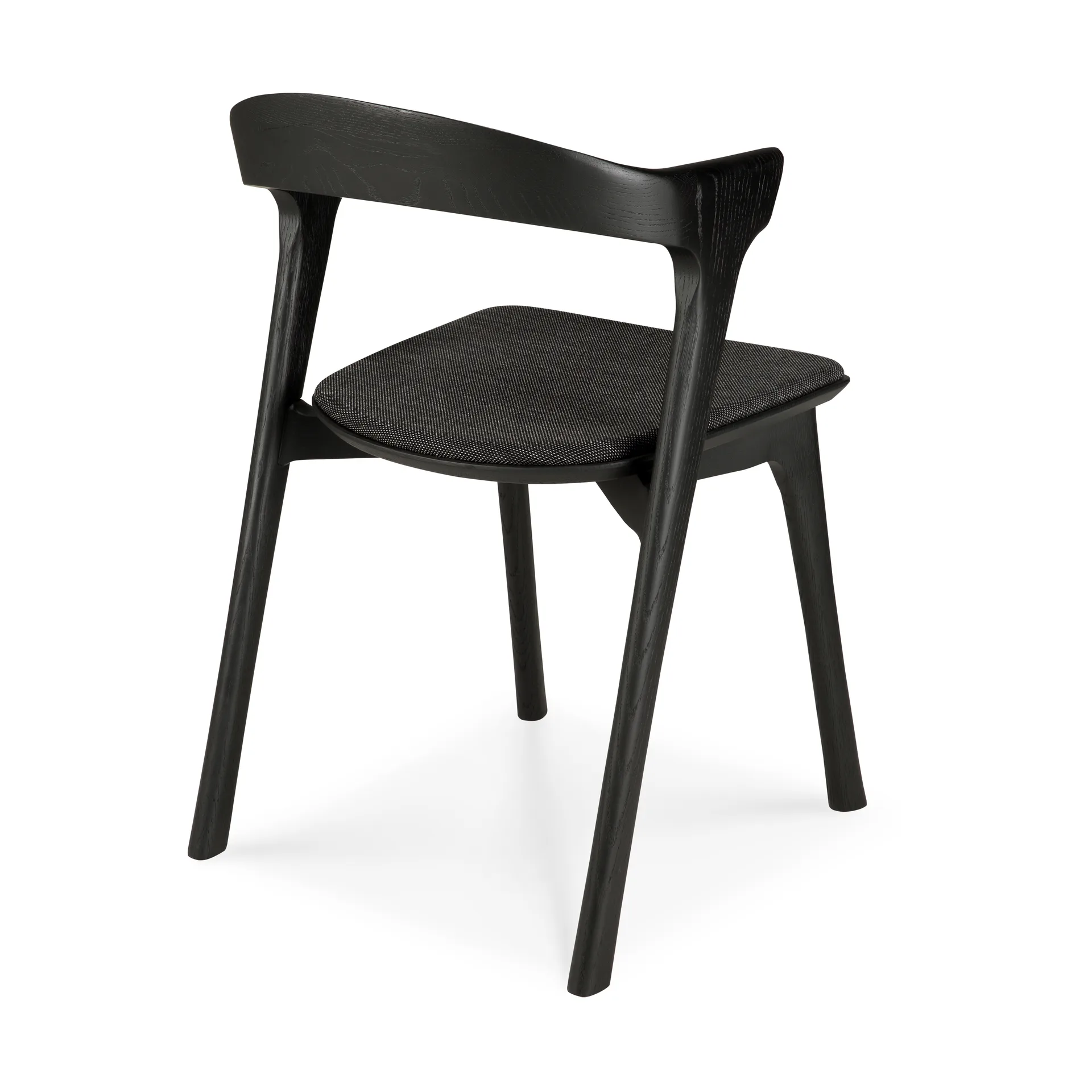 Silla Bok, Roble marrón-tejido soft black Ethnicraft