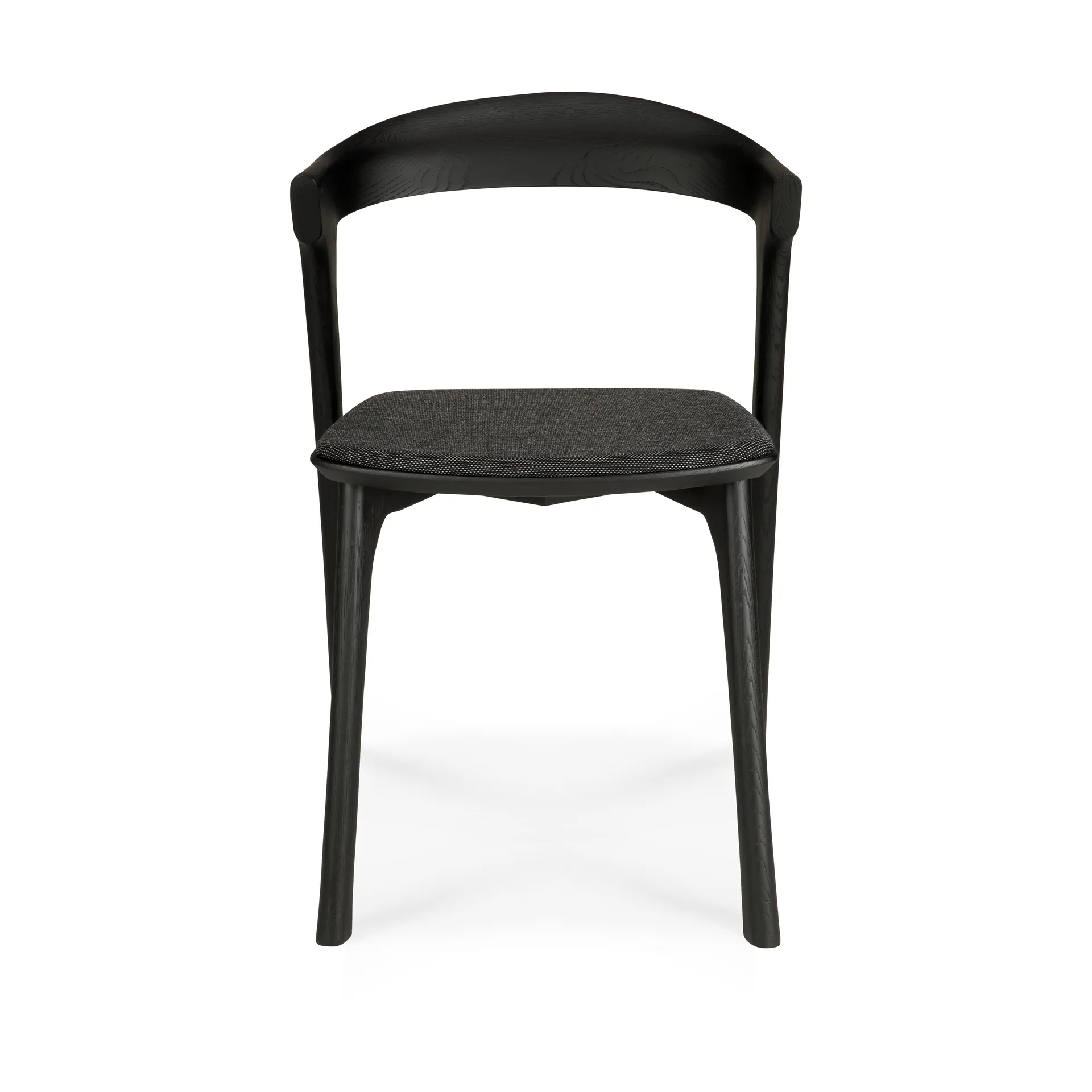 Silla Bok, Roble marrón-tejido soft black Ethnicraft