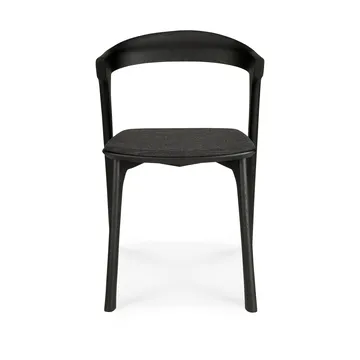 Silla Bok - Roble marrón-tejido soft black - Ethnicraft