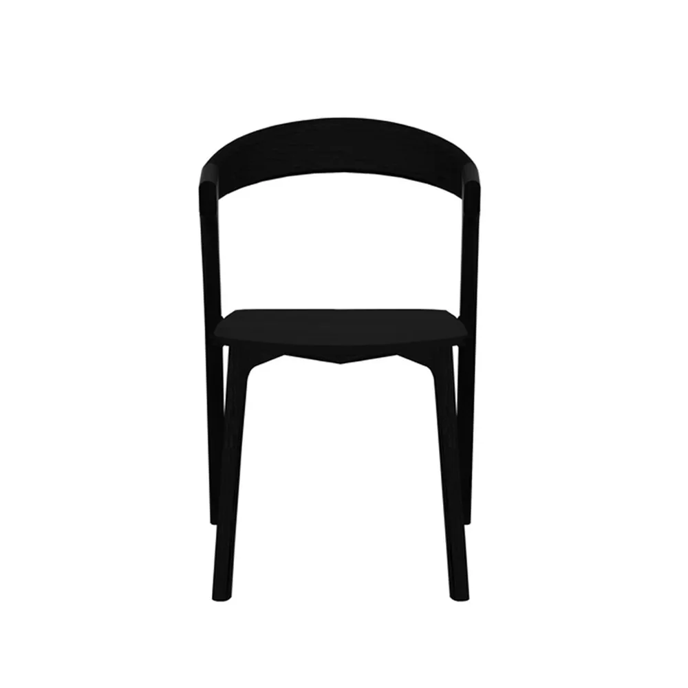 Silla Bok, Roble teñido negro Ethnicraft