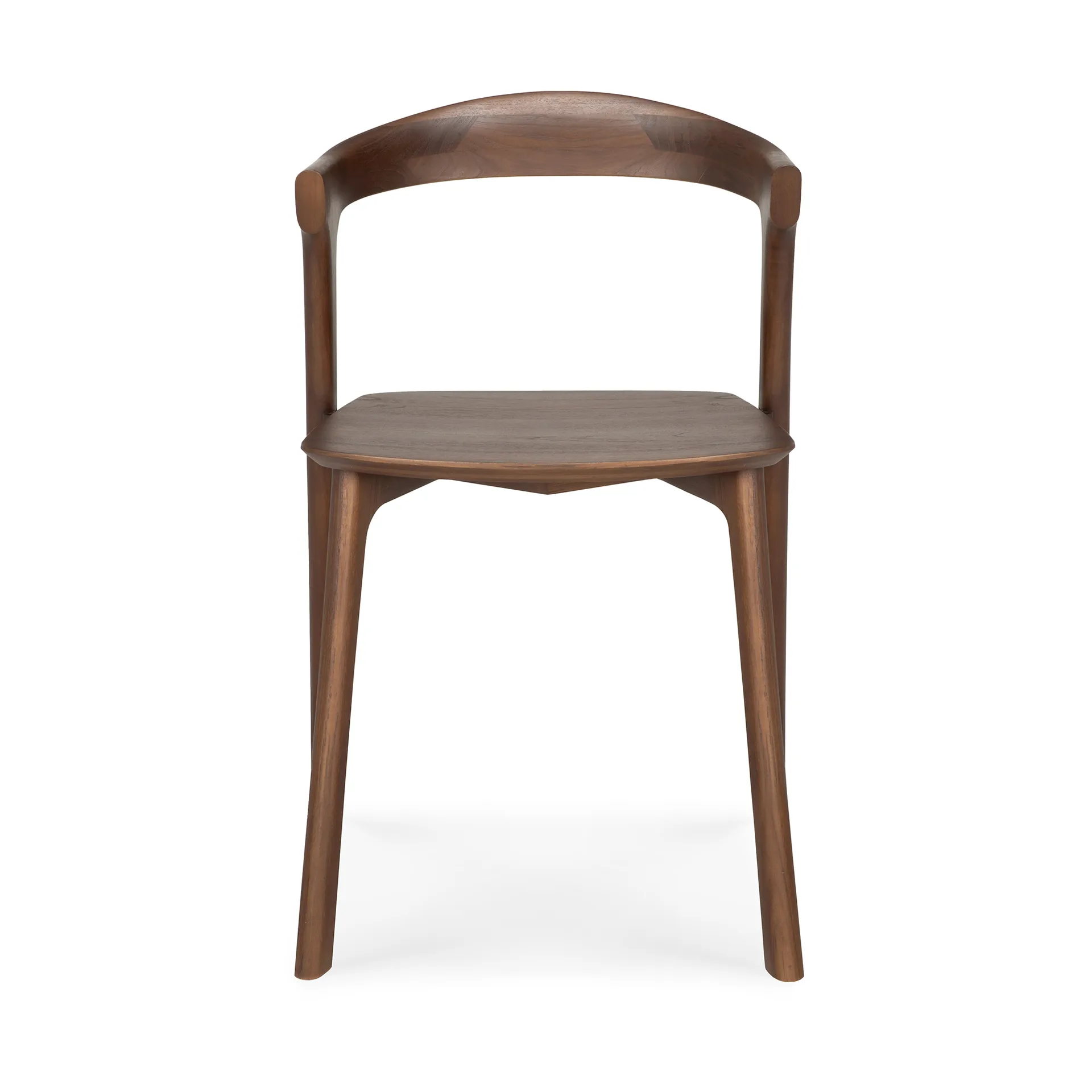 Silla Bok, Teca barnizada marrón Ethnicraft