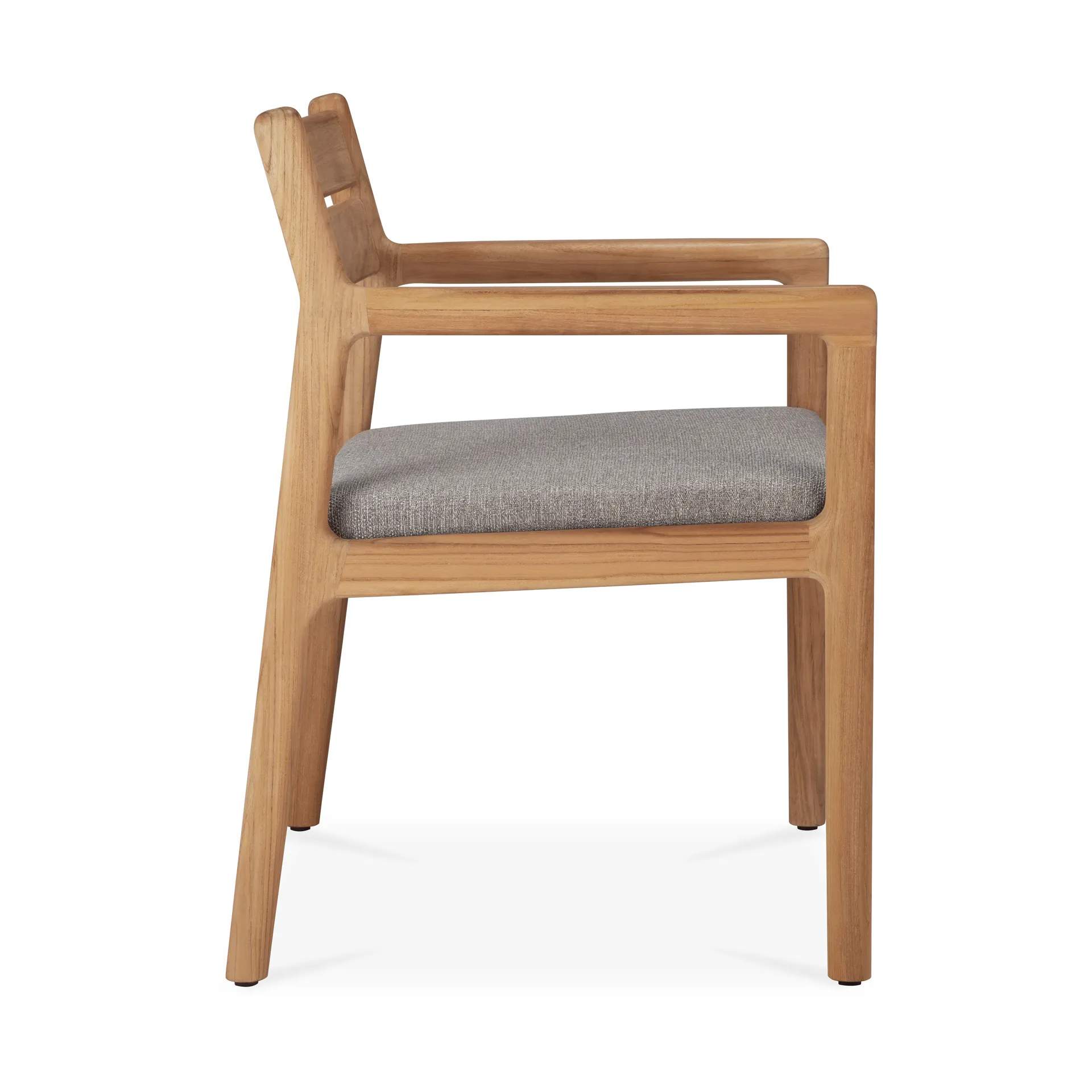 Silla con reposabrazos Jack Outdoor Dining, Mocha Ethnicraft