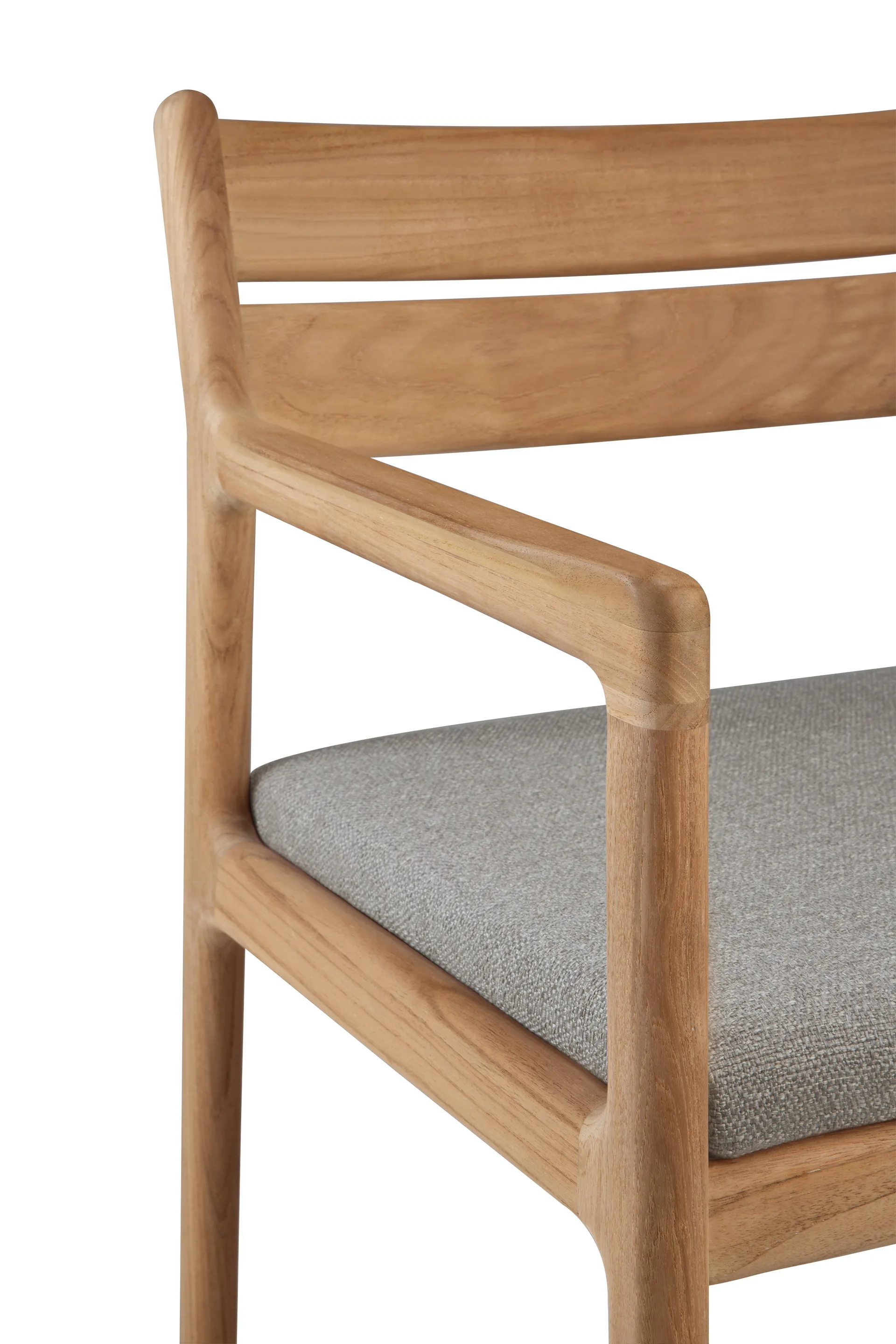 Silla con reposabrazos Jack Outdoor Dining, Mocha Ethnicraft