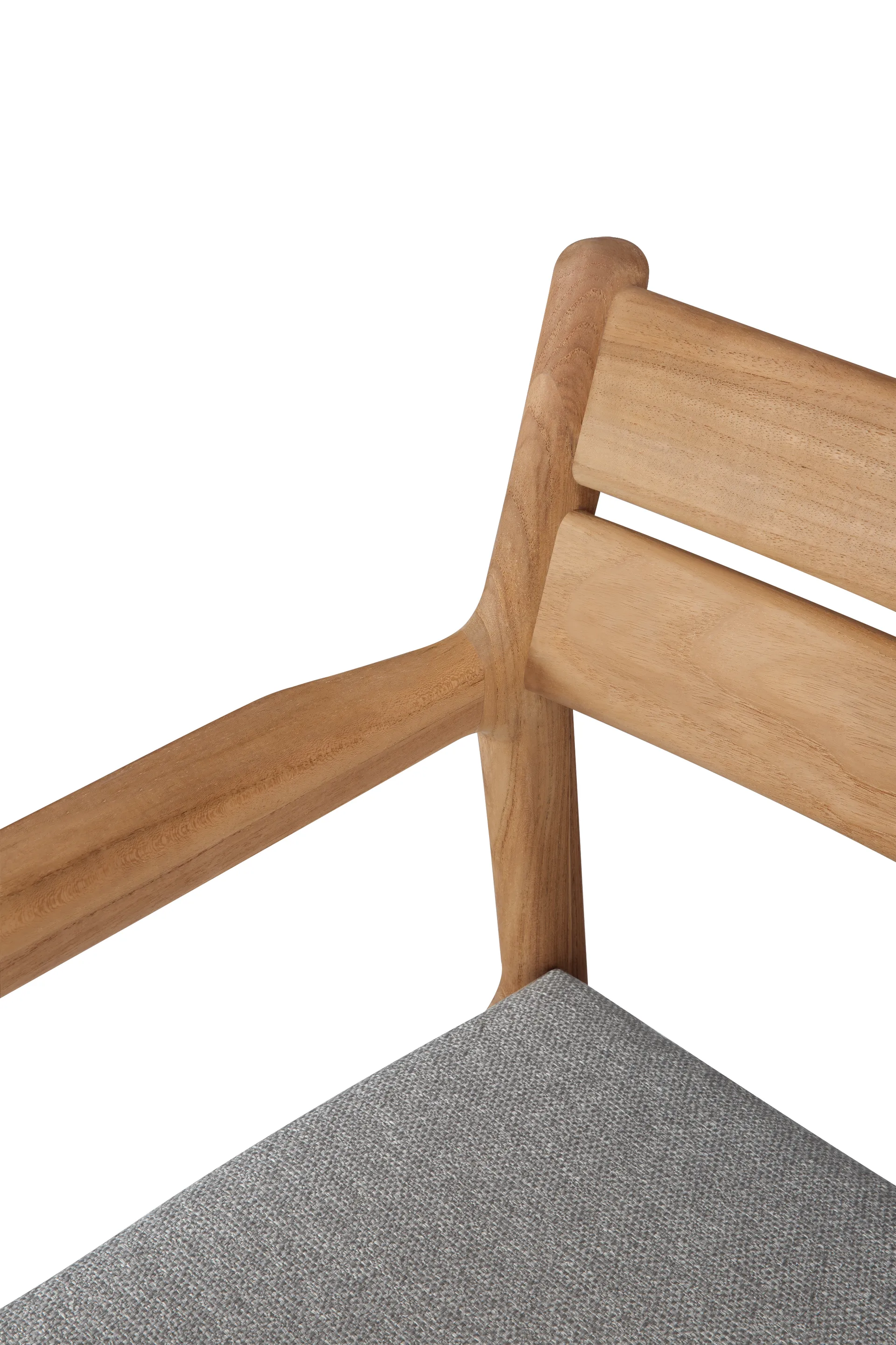 Silla con reposabrazos Jack Outdoor Dining, Mocha Ethnicraft