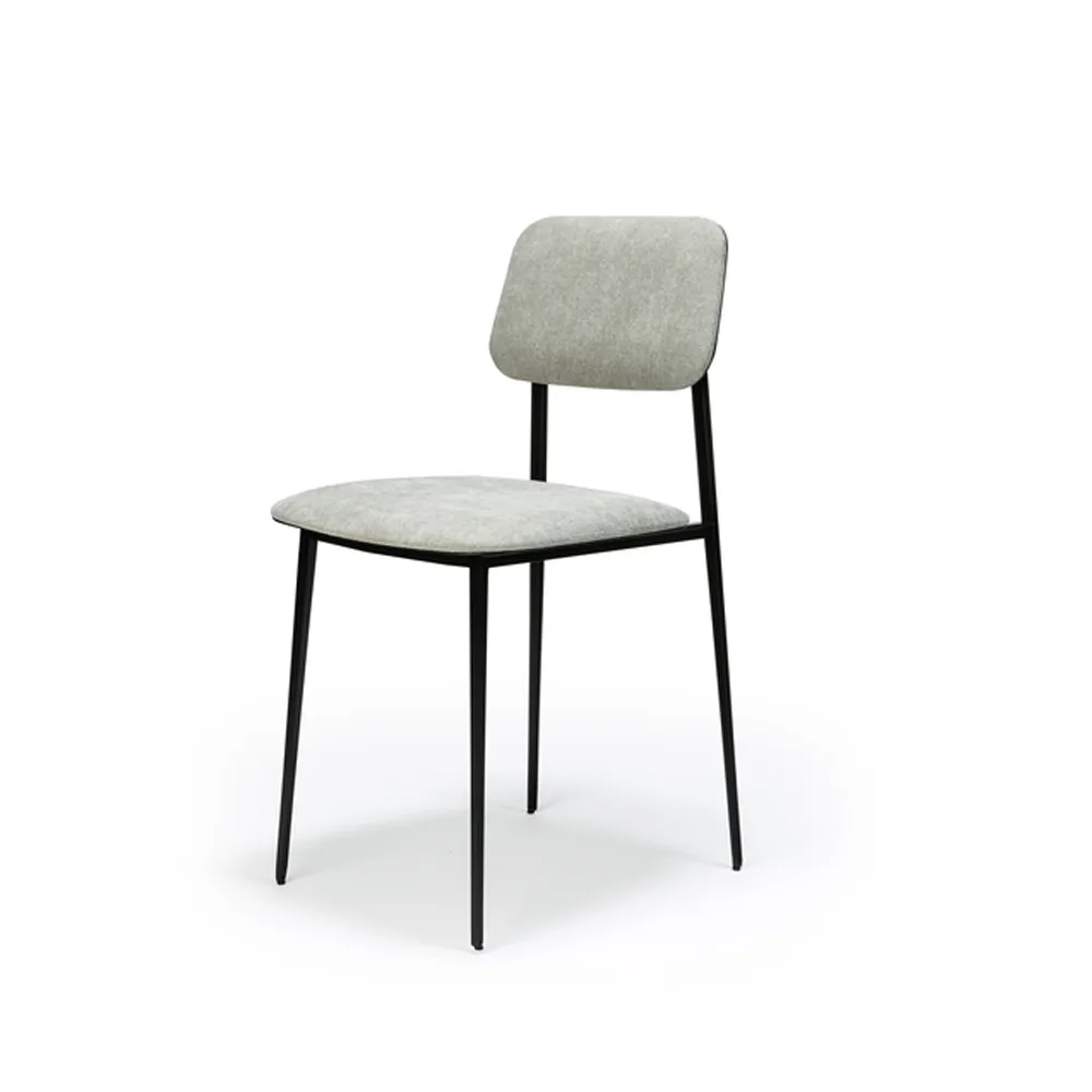 Silla DC Dining, Light grey-Black metal Ethnicraft
