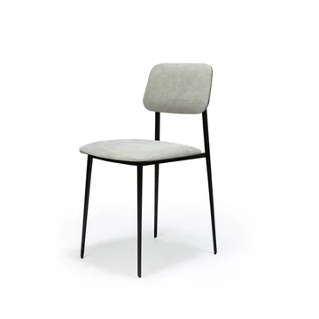 Silla DC Dining - Light grey-Black metal - Ethnicraft