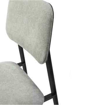 Silla DC Dining - Light grey-Black metal - Ethnicraft