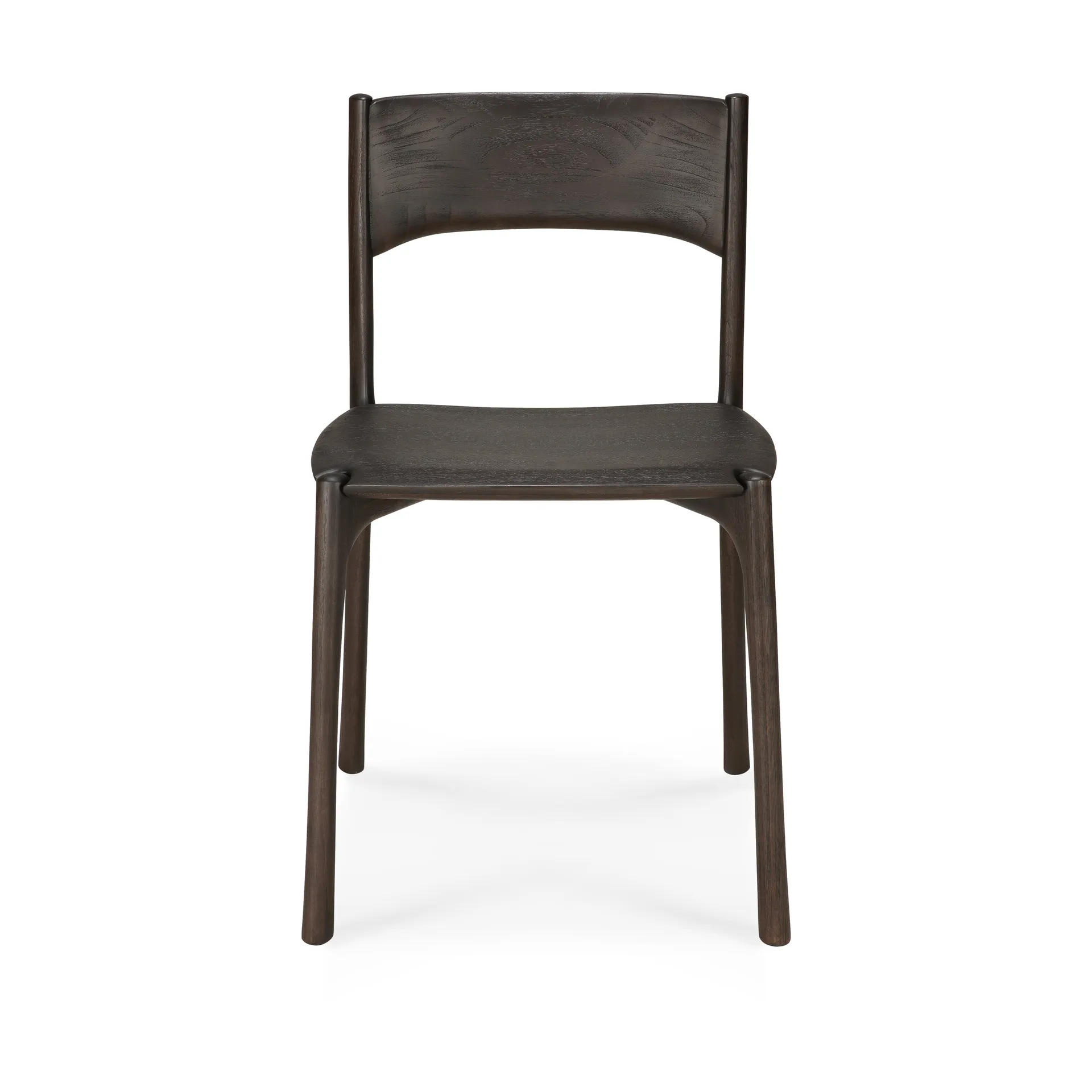 Silla PI, Teca marrón oscuro Ethnicraft