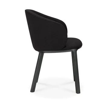 Silla Unda - Roble teñido en negro-charcoal - Ethnicraft