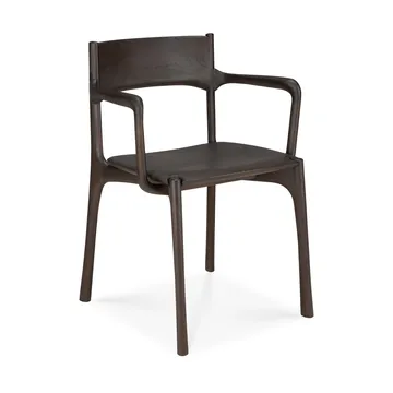 Sillón PI - Teca marrón oscuro - Ethnicraft