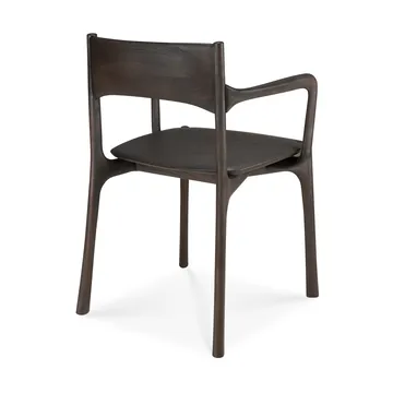 Sillón PI - Teca marrón oscuro - Ethnicraft