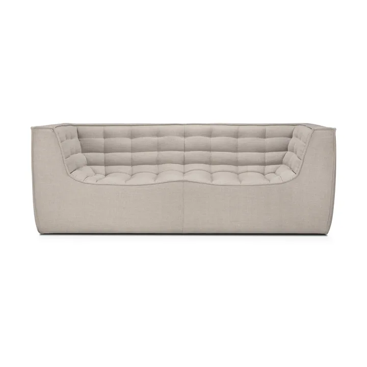 Sofá de 2 plazas N701 - Beige, con reposabrazos - Ethnicraft