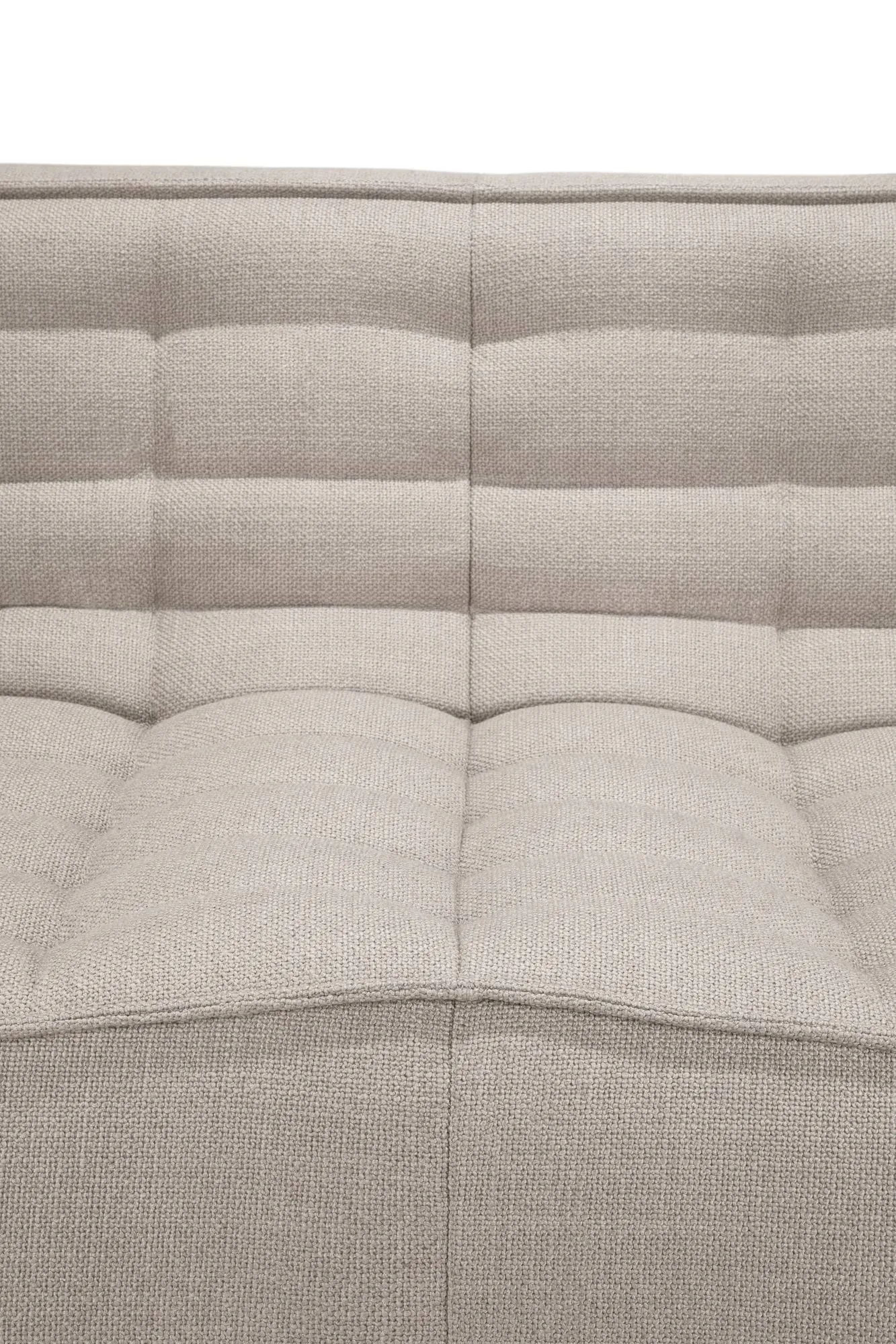 Sofá de 2 plazas N701, Beige, con reposabrazos Ethnicraft