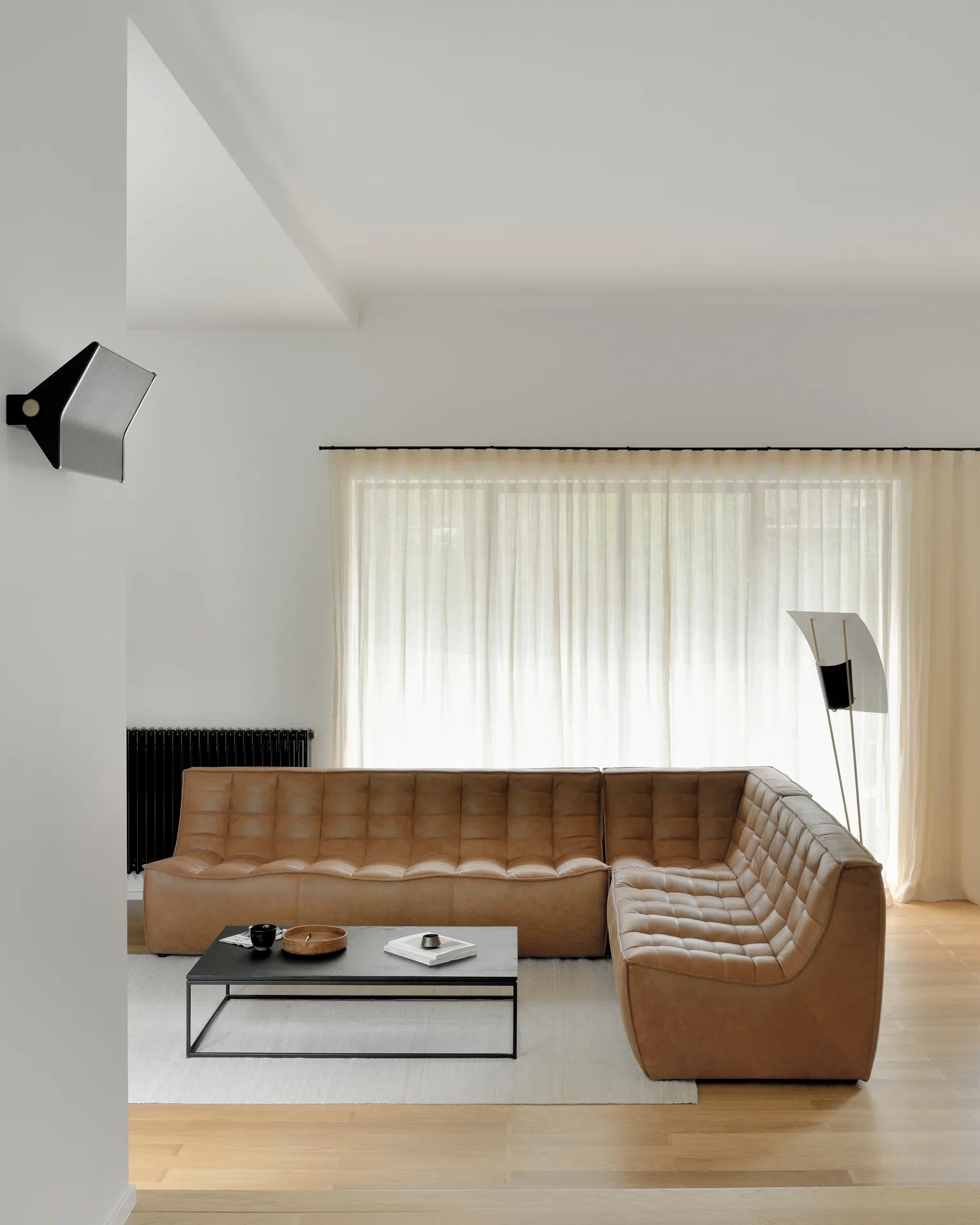 Sofá de 2 plazas N701, Cuero old saddle brown Ethnicraft