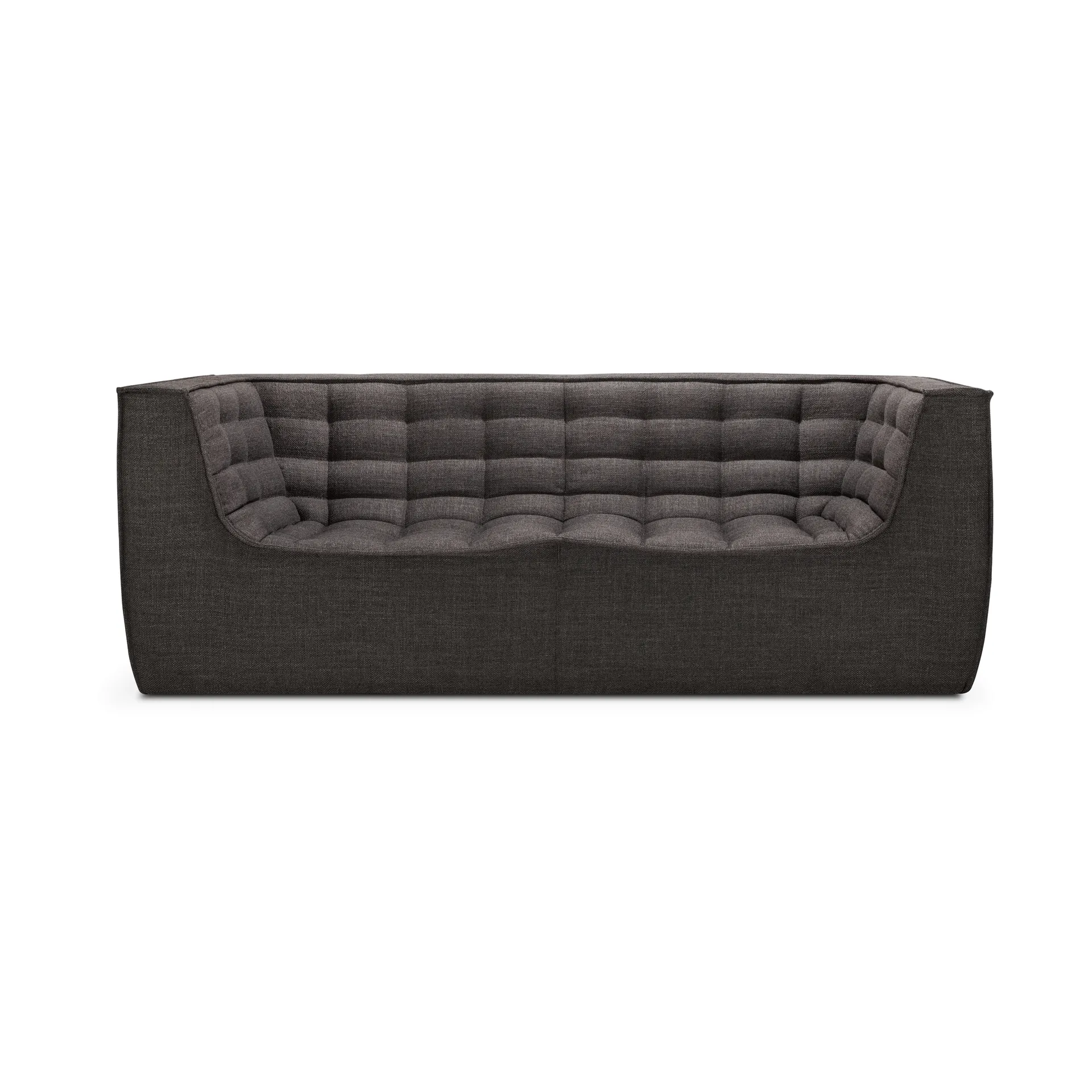 Sofá de 2 plazas N701, Dark grey, con reposabrazos Ethnicraft