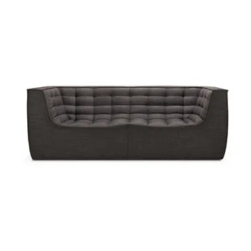 Sofá de 2 plazas N701 - Dark grey, con reposabrazos - Ethnicraft