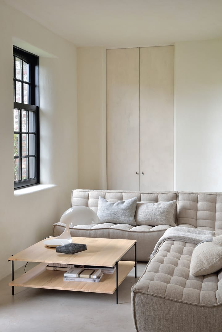 Sofá de 2 plazas N701, Tela beige Ethnicraft