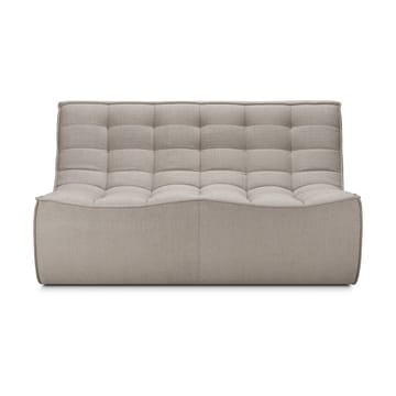 Sofá de 2 plazas N701 - Tela ecru beige - Ethnicraft