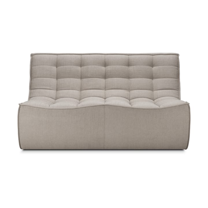 Sofá de 2 plazas N701, Tela ecru beige Ethnicraft