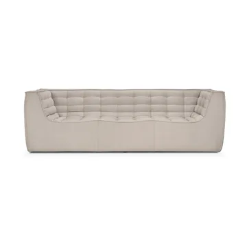 Sofá de 3 plazas N701 - Beige, con reposabrazos - Ethnicraft