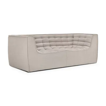 Sofá de 3 plazas N701 - Beige, con reposabrazos - Ethnicraft