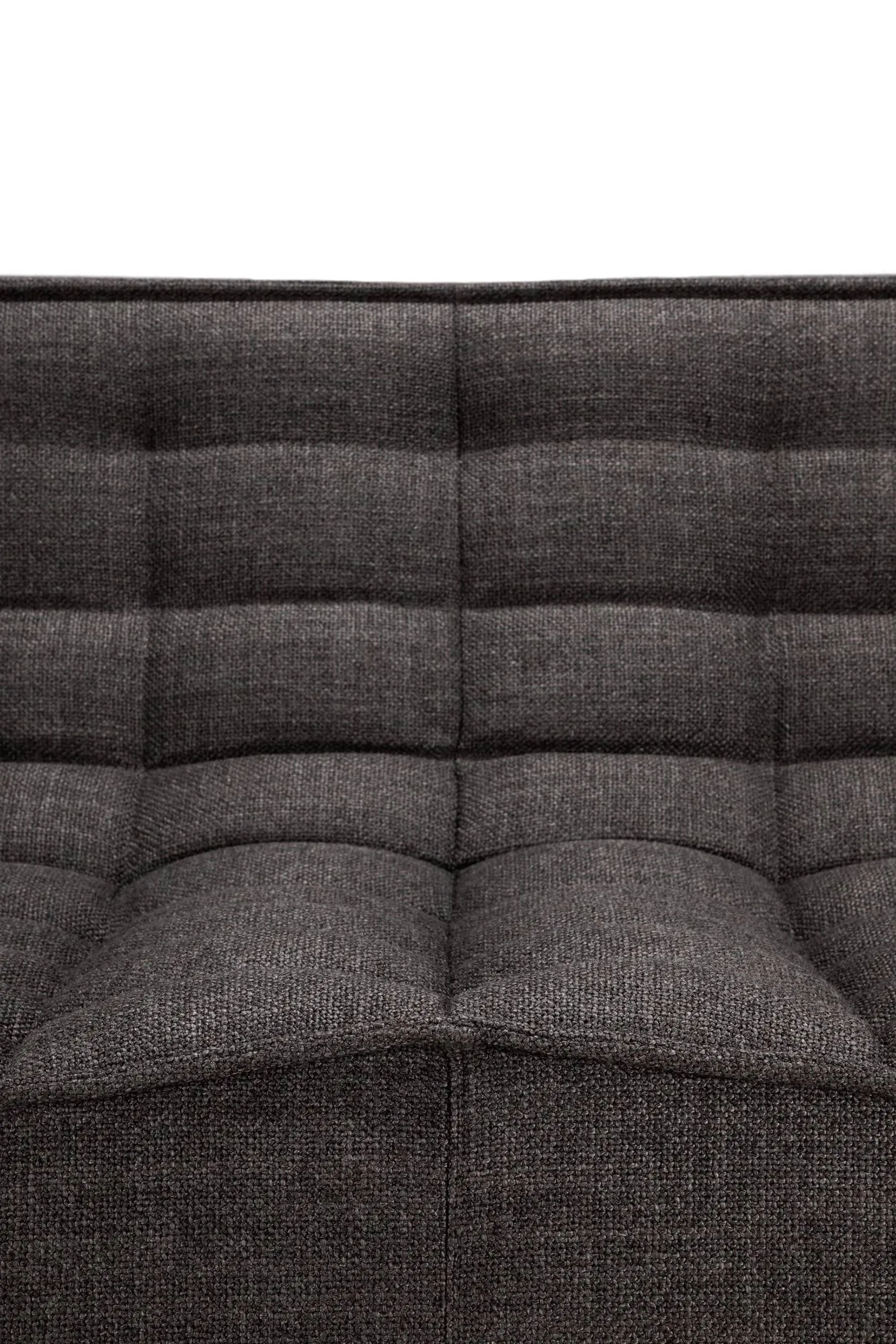 Sofá de 3 plazas N701, Dark grey, con reposabrazos Ethnicraft