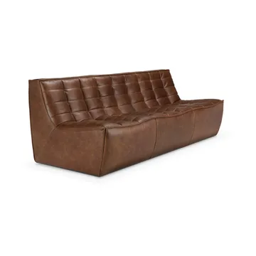 Sofá de 3 plazas N701 - Piel Chestnut - Ethnicraft