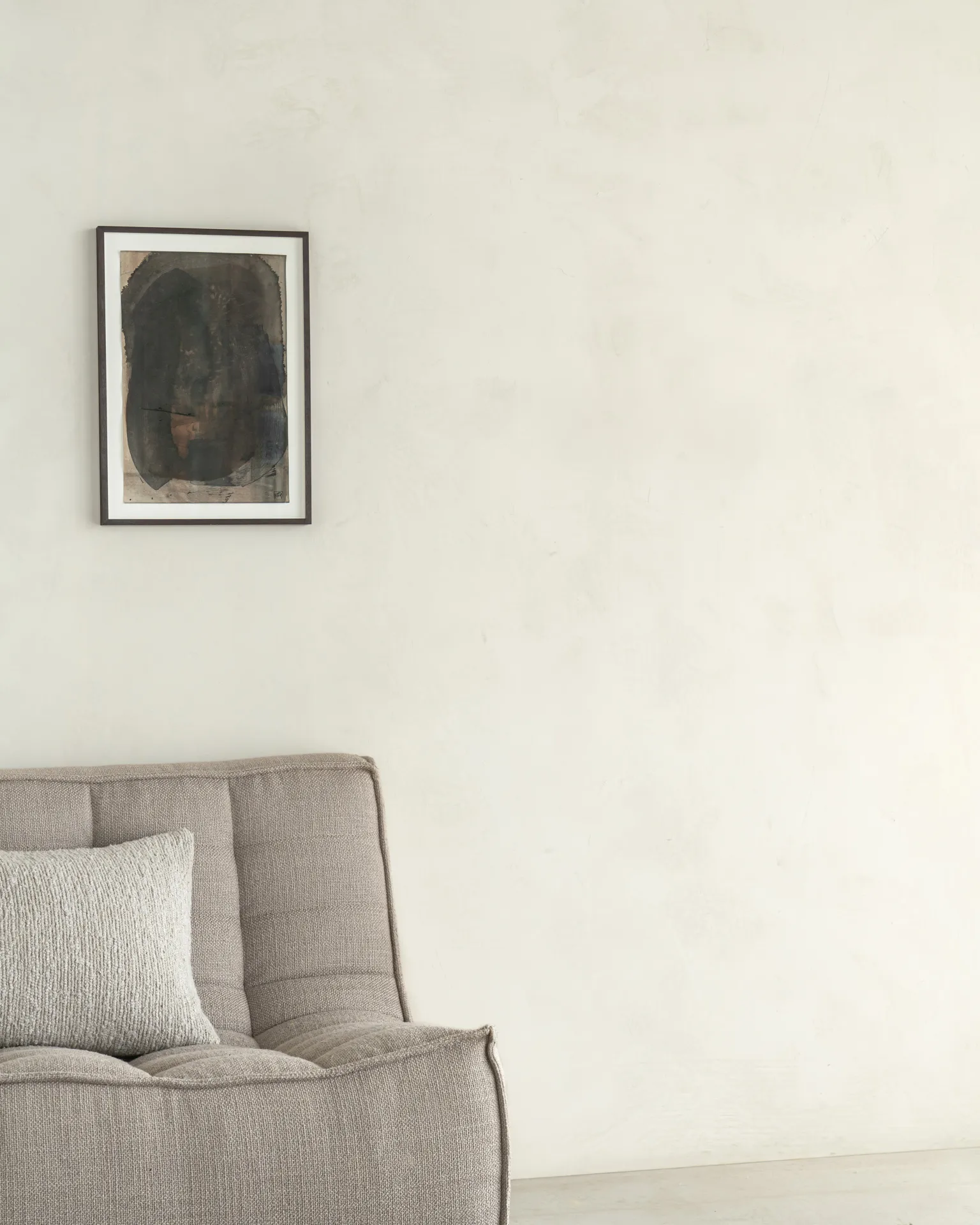 Sofá de 3 plazas N701, Tela beige Ethnicraft