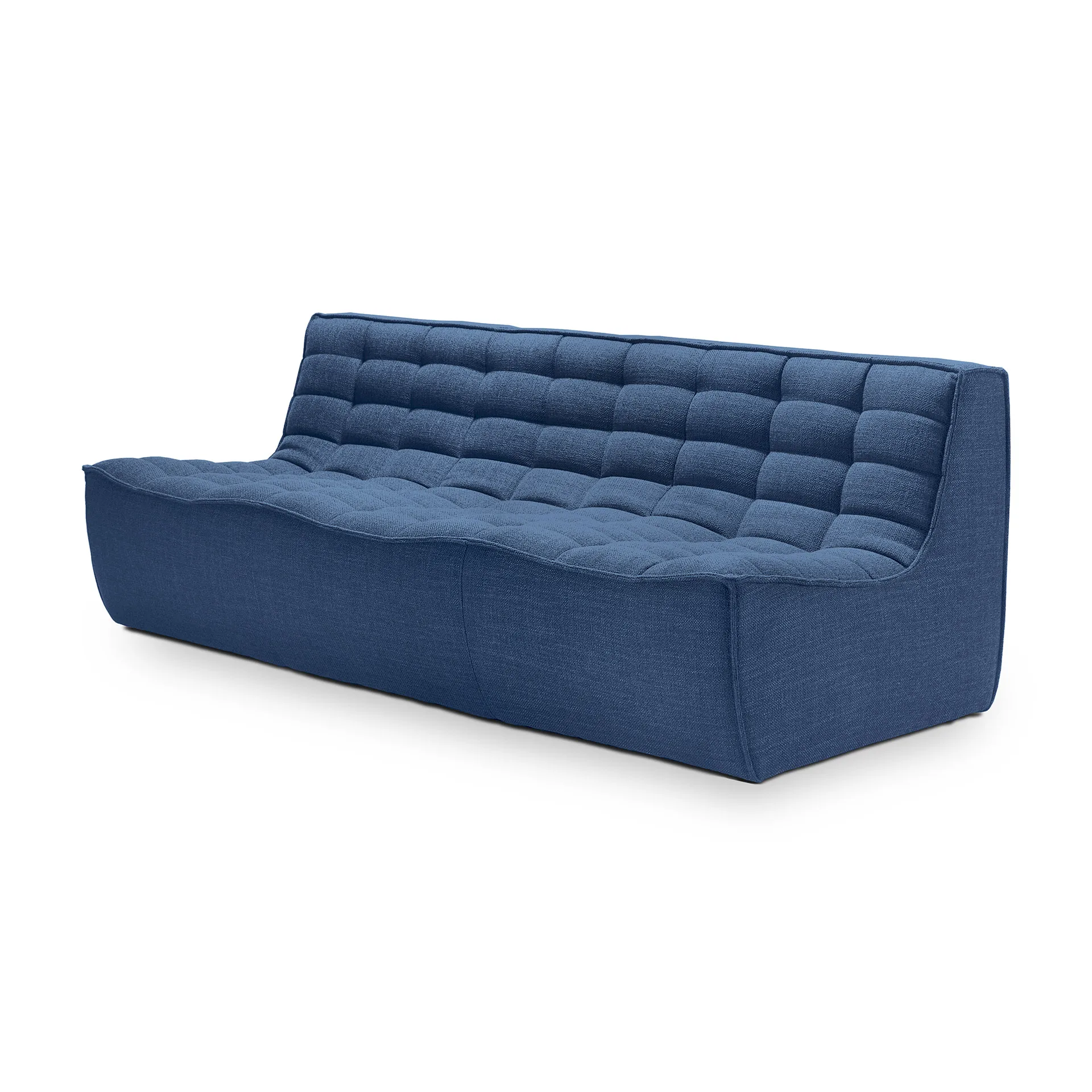 Sofá de 3 plazas N701, Tela blue Ethnicraft