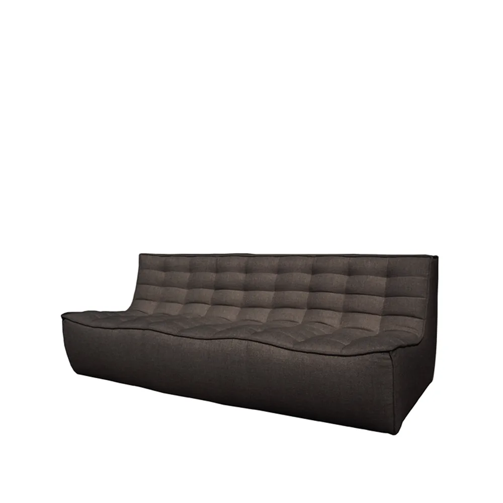 Sofá de 3 plazas N701, Tela dark grey Ethnicraft