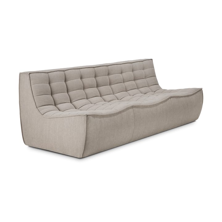 Sofá de 3 plazas N701 - Tela ecru beige - Ethnicraft