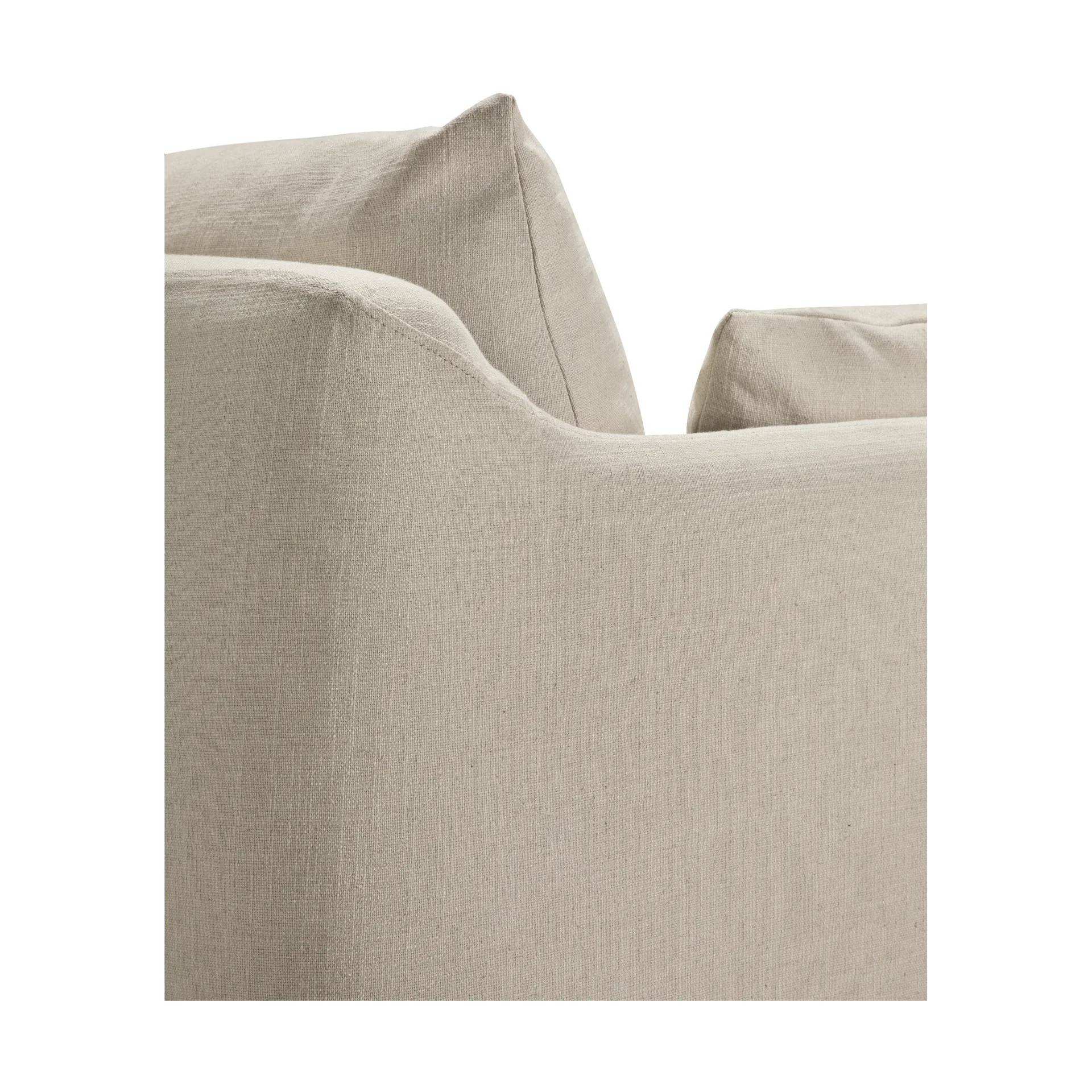 Sofá Weave con funda desmontable, Bone, 3 plazas Ethnicraft