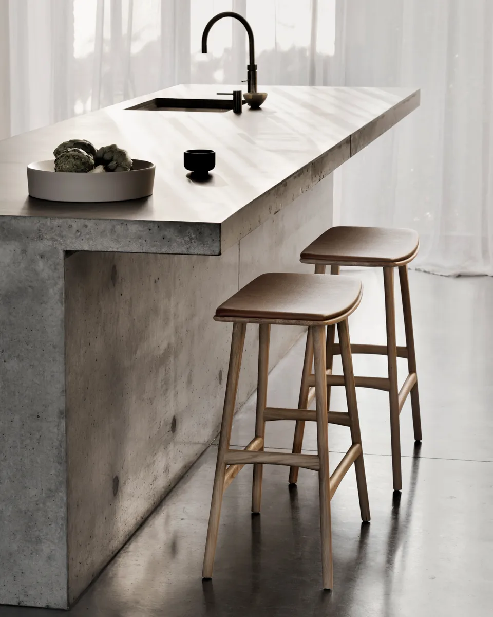 Taburete alto Osso Counter 67 cm, Lackad ek Ethnicraft