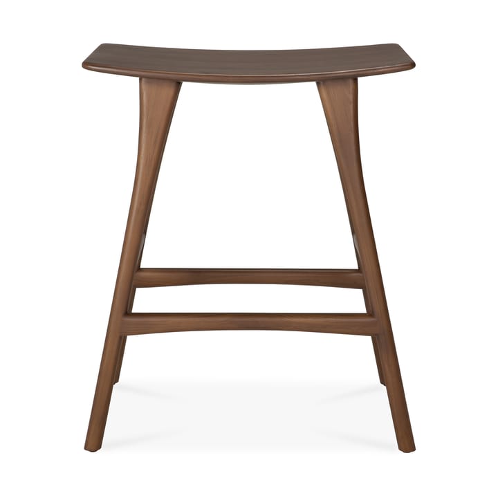Taburete alto Osso Counter 67 cm - Lackad teak brown - Ethnicraft