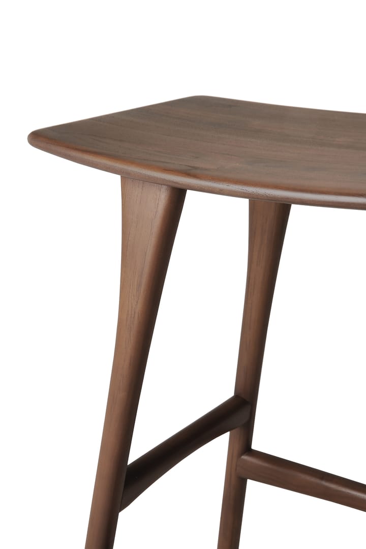 Taburete alto Osso Counter 67 cm, Lackad teak brown Ethnicraft