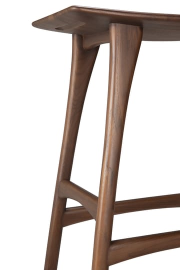 Taburete alto Osso Counter 67 cm - Lackad teak brown - Ethnicraft