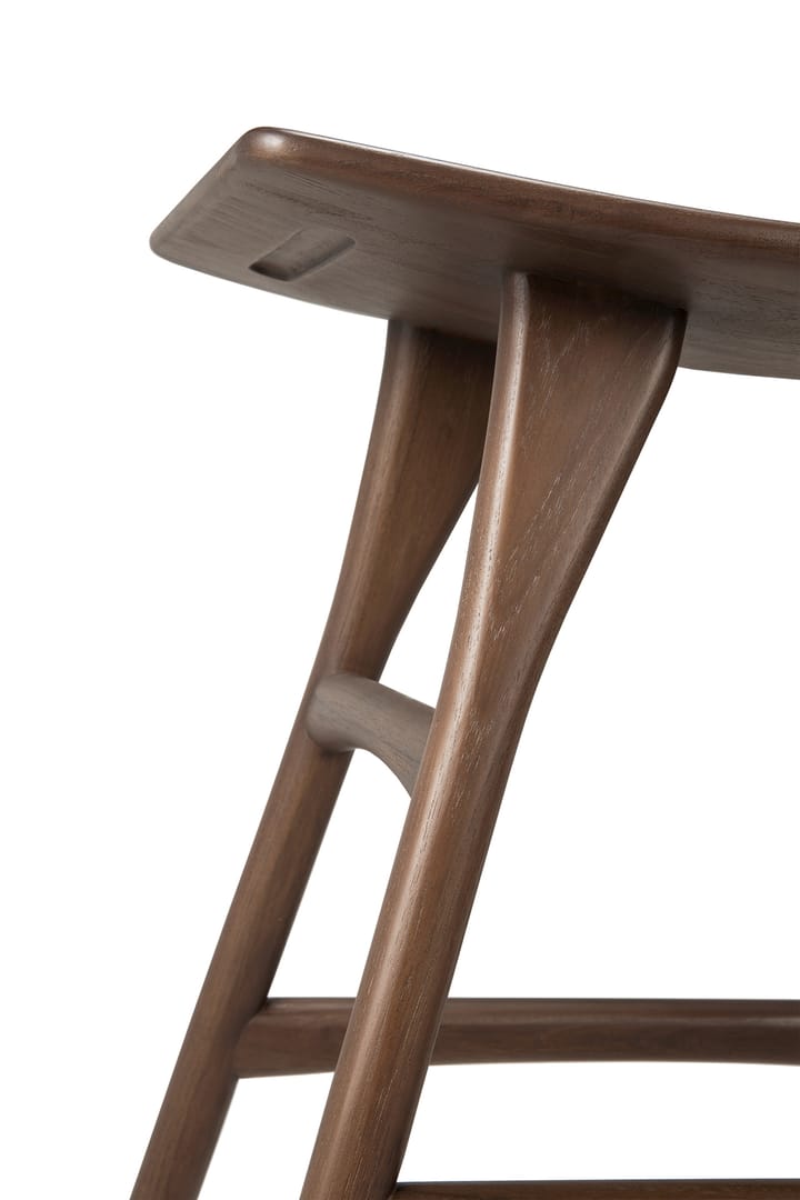 Taburete Osso 48x50 cm, Lackad teak brown Ethnicraft