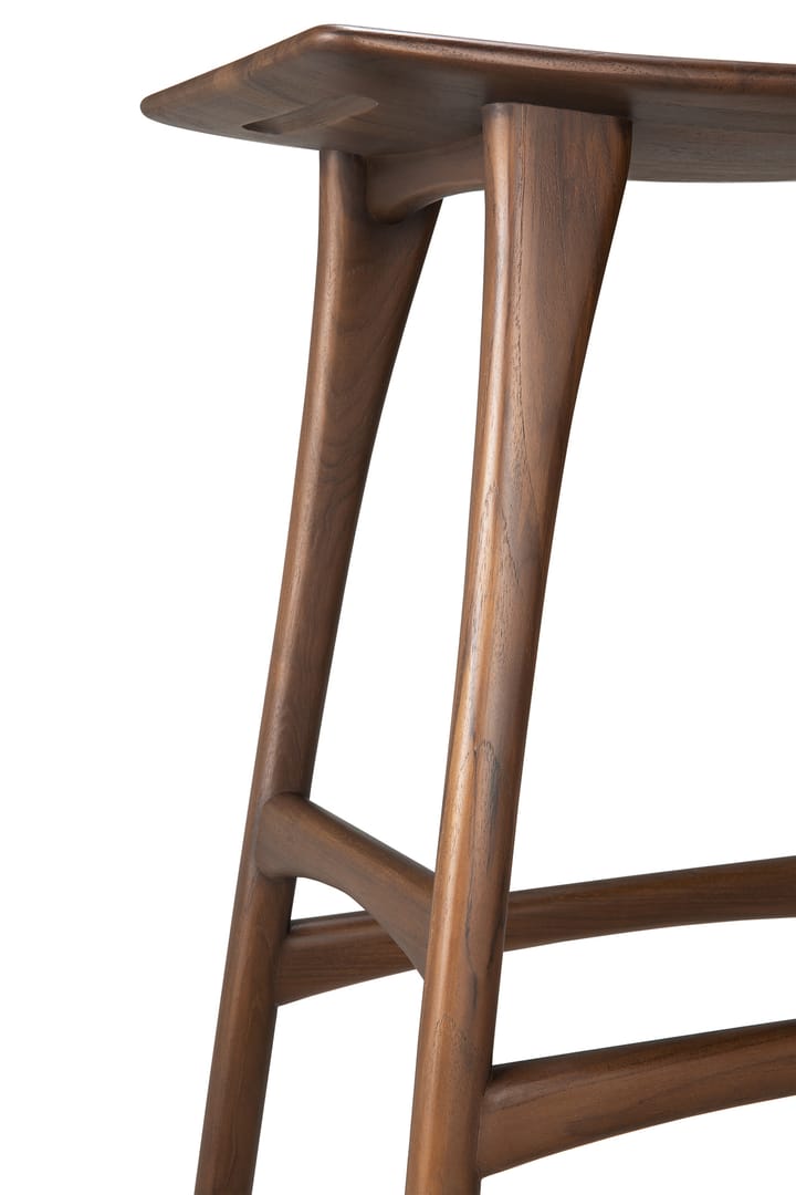 Taburete Osso 80x57 cm, Lackad teak brown Ethnicraft