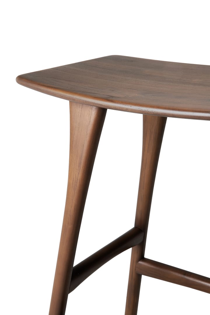 Taburete Osso 80x57 cm, Lackad teak brown Ethnicraft