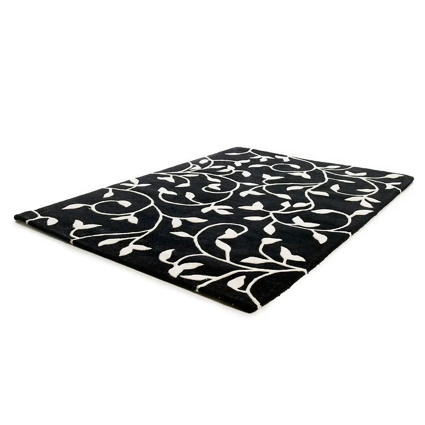 Alfombra Grow negro-blanco, 140 x 200 cm Etol Design