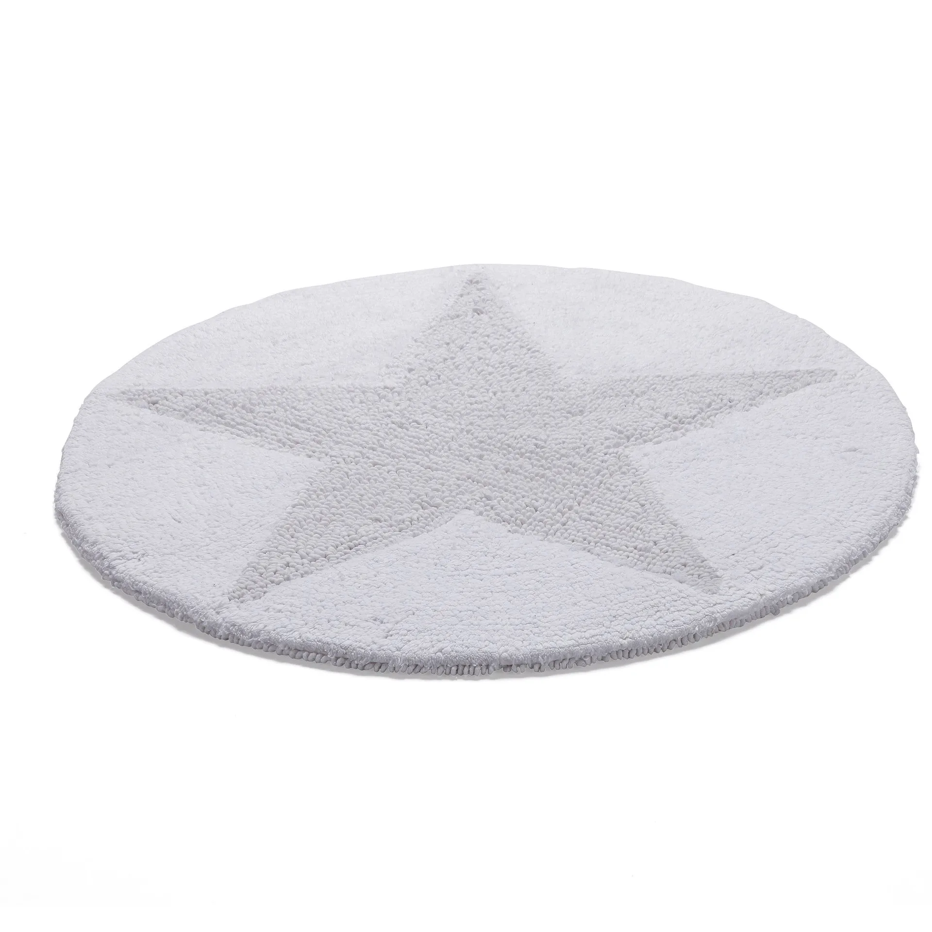 Alfombra redonda Star, blanco Etol Design