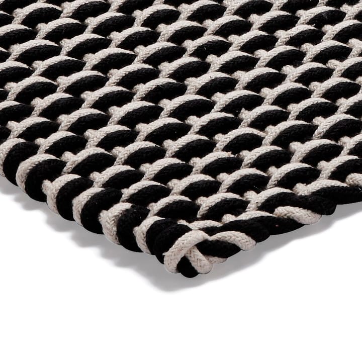 Alfombra Rope, negro, 50 x 80 cm Etol Design