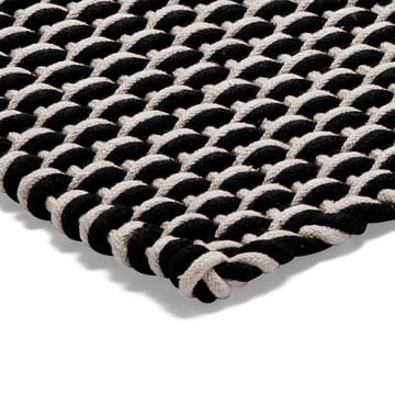 Alfombra Rope, negro - 50 x 80 cm - Etol Design