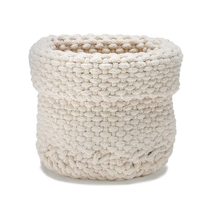 Cesta de almacenaje Rope - blanco natural - Etol Design