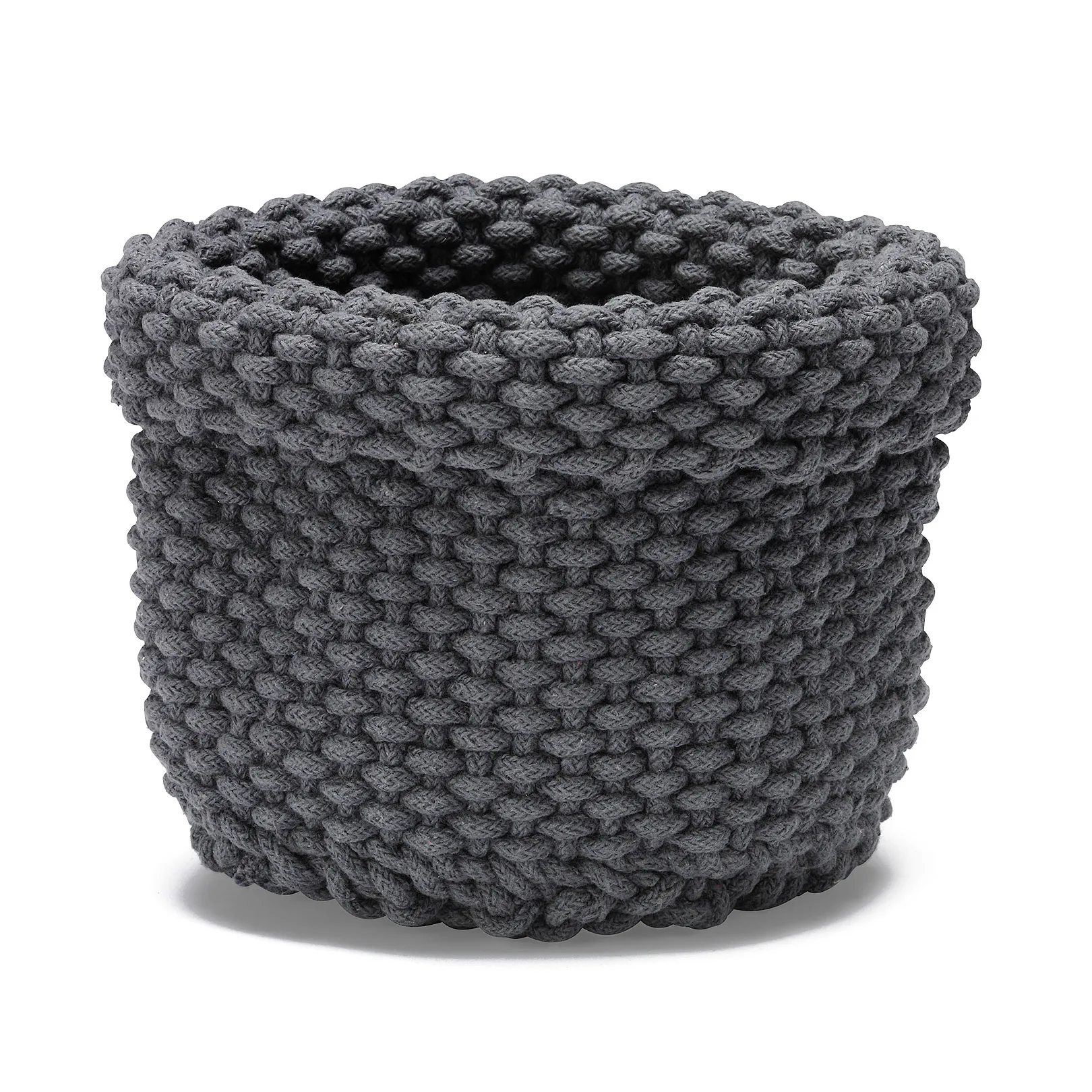 Cesta de almacenaje Rope, gris grafito Etol Design
