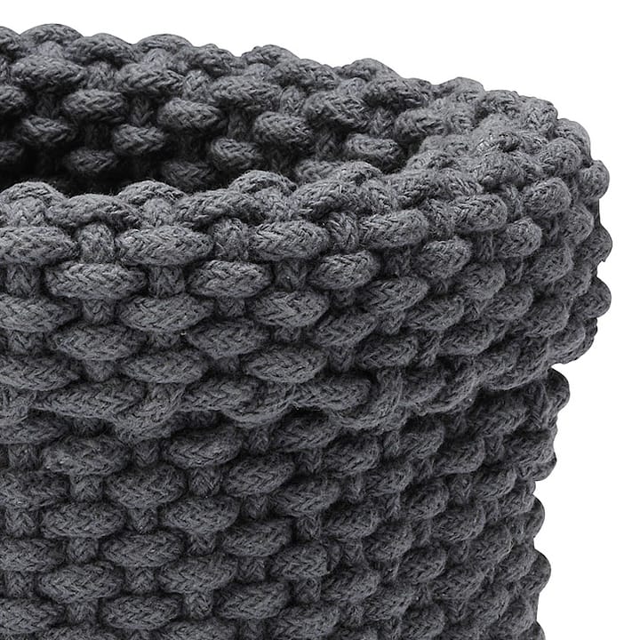 Cesta de almacenaje Rope, gris grafito Etol Design