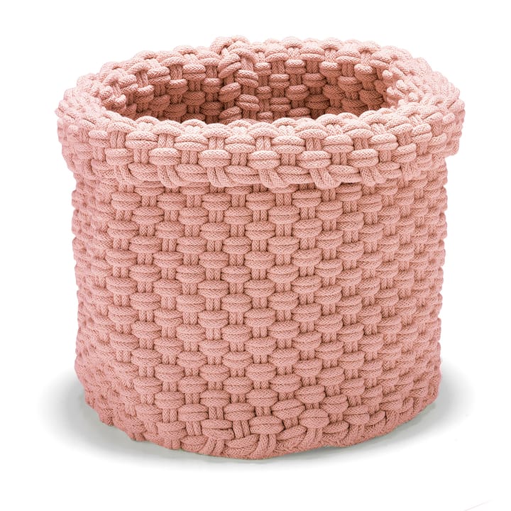 Cesta Rope grande - Dusty pink - ETOL Design