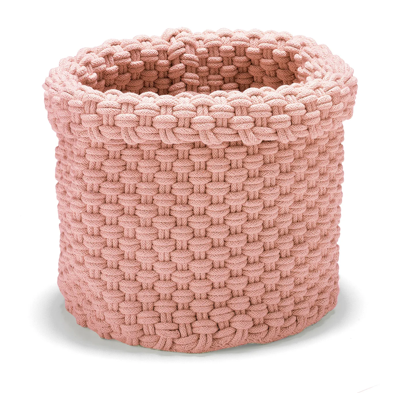 Cesta Rope grande, Dusty pink Etol Design