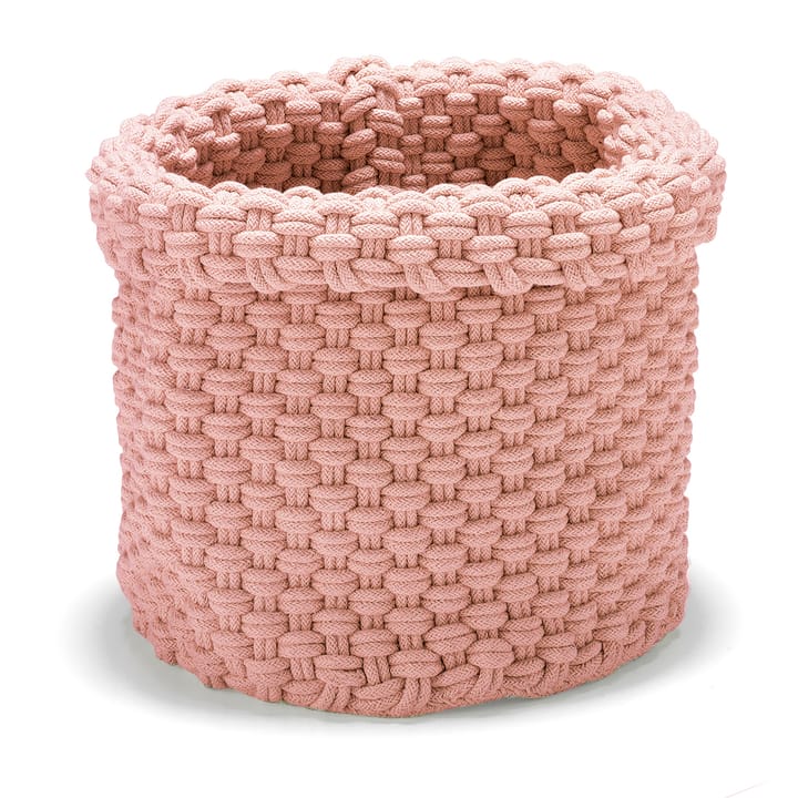 Cesta Rope grande - Dusty pink - Etol Design