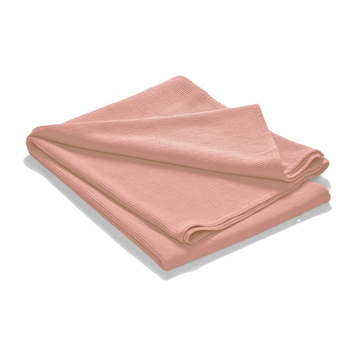 Colcha de cama Stripe algodón lavado a la piedra 180x260 - Dusty rose - Etol Design